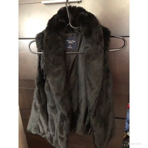 Faux fur vest from American eagle